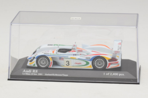 Audi R8 LMP #3 J. Herbert / R. Kelleners 24 Hours of Le Mans 2001 Minichamps 1:43 400010903 Metall — Bild 4 von 5