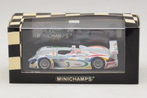 Audi R8 LMP #3 J. Herbert / R. Kelleners 24 Hours of Le Mans 2001 Minichamps 1:43 400010903 Metall — Bild 5 von 5