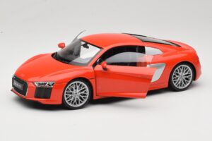 Audi R8 V10 Rot Welly 1:18 18052W Metall — Bild 2 von 8