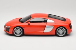 Audi R8 V10 Rot Welly 1:18 18052W Metall — Bild 4 von 8