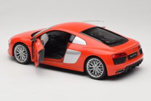 Audi R8 V10 Rot Welly 1:18 18052W Metall — Bild 5 von 8