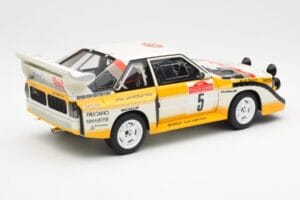 Audi Sport Quattro S1 #5 W. Rohrl / C. Geistdorfer Rally Sanremo Winner 1985 AUTOart 1:18 88503 Komposit — Bild 3 von 8