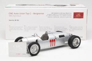 Auto Union Type C #111 H. Stuck Schauinsland Hillclimb Germany 1937 CMC 1:18 M-162 Metall — Bild 6 von 6