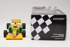 Benetton Ford B193B #5 R. Patrese 3rd Place British GP 1993 Minichamps 1:18 110930906 Metall — Bild 6 von 6