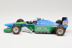 Benetton Ford B194 #5 M. Schumacher Demonstration Run Belgian GP 2017 Minichamps 1:18 510941705 Metall — Bild 3 von 6