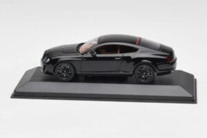 Bentley Continental GT Schwarz Mit Schwarzen Felgen Minichamps 1:43 BENTLEY002 Metall