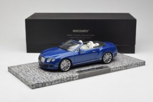 Bentley Continental GT Speed Cabriolet Blau Minichamps 1:18 107139331 Metall — Bild 6 von 6