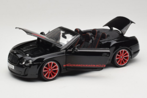 Bentley Continental Supersports ISR Cabriolet Schwarz Mit Roten Felgen Bburago 1:18 18-11035 Metall — Bild 2 von 8