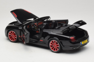 Bentley Continental Supersports ISR Cabriolet Schwarz Mit Roten Felgen Bburago 1:18 18-11035 Metall — Bild 5 von 8