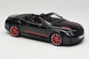 Bentley Continental Supersports ISR Cabriolet Schwarz Mit Roten Felgen Bburago 1:18 18-11035 Metall — Bild 6 von 8