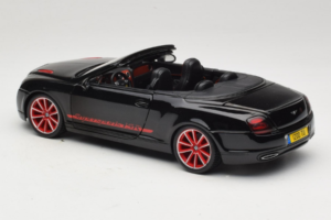 Bentley Continental Supersports ISR Cabriolet Schwarz Mit Roten Felgen Bburago 1:18 18-11035 Metall — Bild 7 von 8