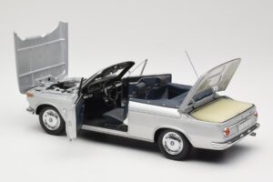 BMW 1600 Cabriolet Silber Minichamps 1:18 80430145819 Metall — Bild 5 von 8