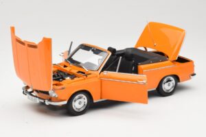 BMW 1600 E10 Cabriolet Orange Minichamps 1:18 100021030 Metall — Bild 2 von 8