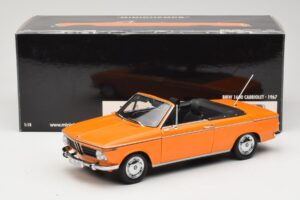 BMW 1600 E10 Cabriolet Orange Minichamps 1:18 100021030 Metall — Bild 8 von 8
