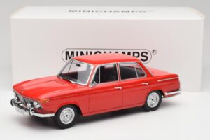 BMW 1800 Ti Karmin Rot Minichamps 1:18 107024001 Metall — Bild 6 von 6
