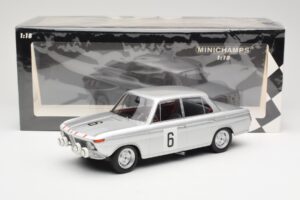 BMW 1800 TiSA #6 J. Munaron / K. Eppelein 24 Hours of Spa 1965 Minichamps 1:18 155652906 Metall — Bild 6 von 6
