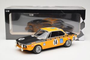 BMW 2800 CS BMW Alpina #14 H. Kelleners / G. Huber Winners 24 Hours of Spa 1970 Minichamps 1:18 155702714 Metall — Bild 6 von 6