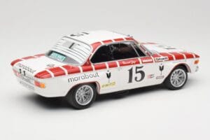 BMW 2800 CS E9 #15 Team Marabout Gaye / S. Braillard 24 Hours of Spa 1972 Minichamps 1:18 155722715 Metall — Bild 2 von 6