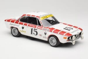 BMW 2800 CS E9 #15 Team Marabout Gaye / S. Braillard 24 Hours of Spa 1972 Minichamps 1:18 155722715 Metall — Bild 4 von 6
