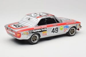 BMW 2800 CS E9 #49 Team Schnitzer G. Herzog / H. Heyer 24 Hours of Spa 1972 Minichamps 1:18 155722749 Metall — Bild 2 von 6