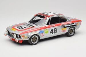 BMW 2800 CS E9 #49 Team Schnitzer G. Herzog / H. Heyer 24 Hours of Spa 1972 Minichamps 1:18 155722749 Metall