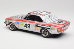 BMW 2800 CS E9 #49 Team Schnitzer G. Herzog / H. Heyer 24 Hours of Spa 1972 Minichamps 1:18 155722749 Metall — Bild 5 von 6