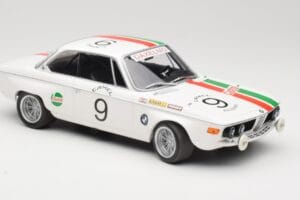 BMW 2800 CS E9 #9 Castrol BMW T. Moorkens / E. Haxhe 24 Hours of Spa 1971 Minichamps 1:18 155712709 Metall — Bild 4 von 6