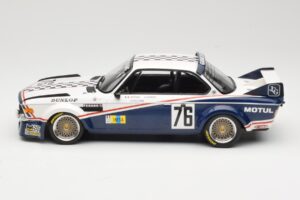 BMW 3.0 CSL E9 Garage Du Bac #76 P. Depnic / H. Coulon 24 Hours of Le Mans 1977 Minichamps 1:18 155772576 Metall — Bild 3 von 6