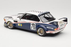 BMW 3.0 CSL E9 Garage Du Bac #76 P. Depnic / H. Coulon 24 Hours of Le Mans 1977 Minichamps 1:18 155772576 Metall — Bild 5 von 6