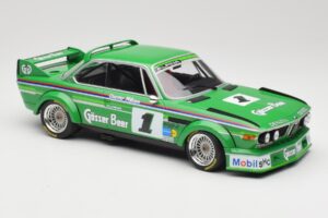 BMW 3.0 CSL E9 #1 Alpina G. Nilsson / D. Quester Winners Nürburgring 1977 Minichamps 1:18 155772501 Metall — Bild 4 von 6
