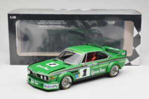 BMW 3.0 CSL E9 #1 Alpina G. Nilsson / D. Quester Winners Nürburgring 1977 Minichamps 1:18 155772501 Metall — Bild 6 von 6
