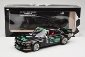 BMW 3.0 CSL E9 #1 F. Grano / P. Xhenceval GP Brno 1978 Minichamps 1:18 155782501 Metall — Bild 6 von 6