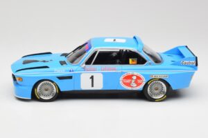 BMW 3.0 CSL E9 #1 Precision Liegeoise J. Peltier / C. Lafosse Winners 4 Hours Monza 1974 Minichamps 1:18 155742681 Metall — Bild 5 von 6