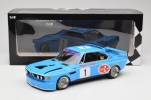 BMW 3.0 CSL E9 #1 Precision Liegeoise J. Peltier / C. Lafosse Winners 4 Hours Monza 1974 Minichamps 1:18 155742681 Metall — Bild 6 von 6