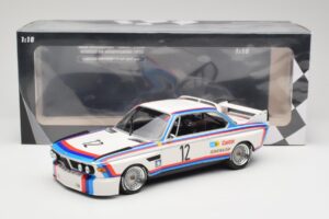 BMW 3.0 CSL E9 #12 BMW Motorsport C. Amon / H-J. Stuck Winners 6 Hours Nurburgring 1973 Minichamps 1:18 155732612 Metall — Bild 6 von 6