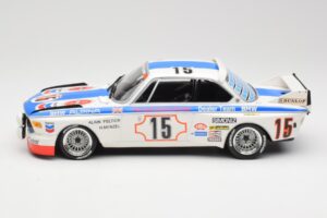 BMW 3.0 CSL E9 #15 BMW Alpina J. Peltier / H. Menzel 24 Hours of Spa 1973 Minichamps 1:18 155732695 Metall — Bild 3 von 6