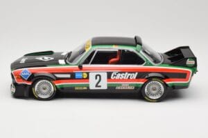 BMW 3.0 CSL E9 #2 Luigi Racing J-M. de Wael / A. de Fierlant Winners GP Nurburgring 1976 Minichamps 1:18 155762502 Metall — Bild 3 von 6