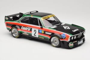 BMW 3.0 CSL E9 #2 Luigi Racing J-M. de Wael / A. de Fierlant Winners GP Nurburgring 1976 Minichamps 1:18 155762502 Metall — Bild 4 von 6