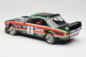 BMW 3.0 CSL E9 #2 Luigi Racing J-M. de Wael / A. de Fierlant Winners GP Nurburgring 1976 Minichamps 1:18 155762502 Metall — Bild 5 von 6