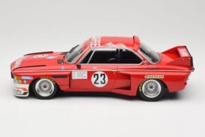 BMW 3.0 CSL E9 #23 Faltz Alpina A. de Fierlant / H. Grohs Zandvoort Trophy 1975 Minichamps 1:18 155752623 Metall — Bild 3 von 6