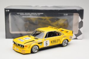 BMW 3.0 CSL E9 #6 Luigi Racing E. Van Hove / P. Xhenceval Winners Brands Hatch 500km 1979 Minichamps 1:18 155792506 Metall — Bild 6 von 6