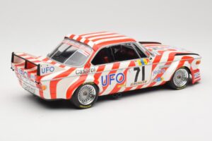 BMW 3.0 CSL E9 #71 Luigi Racing P. Xhenceval / J. Dieudonné 24 Hours of Le Mans 1977 Minichamps 1:18 155772571 Metall — Bild 2 von 6