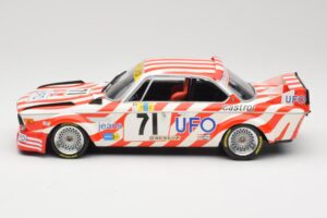 BMW 3.0 CSL E9 #71 Luigi Racing P. Xhenceval / J. Dieudonné 24 Hours of Le Mans 1977 Minichamps 1:18 155772571 Metall — Bild 3 von 6