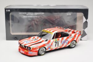 BMW 3.0 CSL E9 #71 Luigi Racing P. Xhenceval / J. Dieudonné 24 Hours of Le Mans 1977 Minichamps 1:18 155772571 Metall — Bild 6 von 6