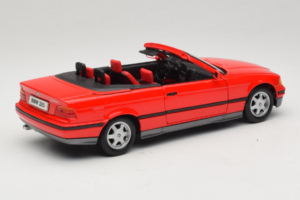 BMW 325i E36 Cabriolet Rot Maisto 1:18 50229 Metall — Bild 3 von 8