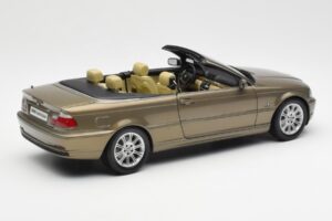 BMW 328Ci E46 Cabriolet Individual Messing Metallic Limitierte Auflage Kyosho 1:18 80430395004 Metall — Bild 3 von 8