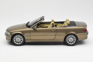 BMW 328Ci E46 Cabriolet Individual Messing Metallic Limitierte Auflage Kyosho 1:18 80430395004 Metall — Bild 4 von 8