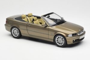 BMW 328Ci E46 Cabriolet Individual Messing Metallic Limitierte Auflage Kyosho 1:18 80430395004 Metall — Bild 6 von 8