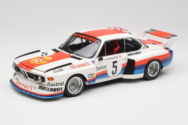 BMW 3.5 CSL E9 Gr.5 #5 S. Manhalter Winner Havirov Interseries 1977 Minichamps 1:18 180772005 Metall