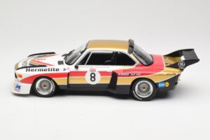 BMW 3.5 CSL E9 Hermetite #8 J. Fitzpatrick / T. Walkinshaw 1000 km Nurburgring 1976 Minichamps 1:18 155762608 Metall — Bild 3 von 6